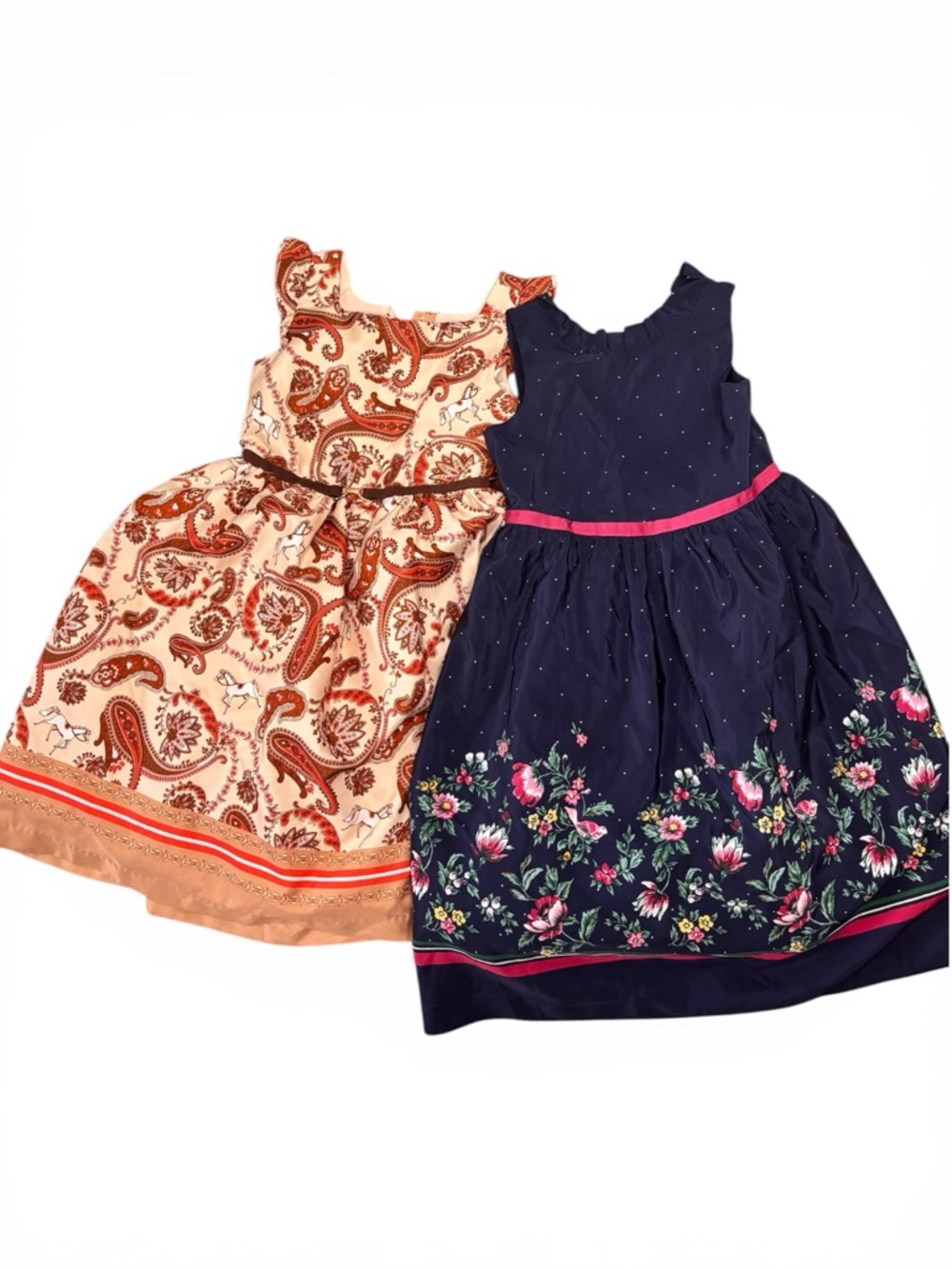 Janie and Jack Size 5 Floral Fit-and-Flare Dresses Party Girls Bundle